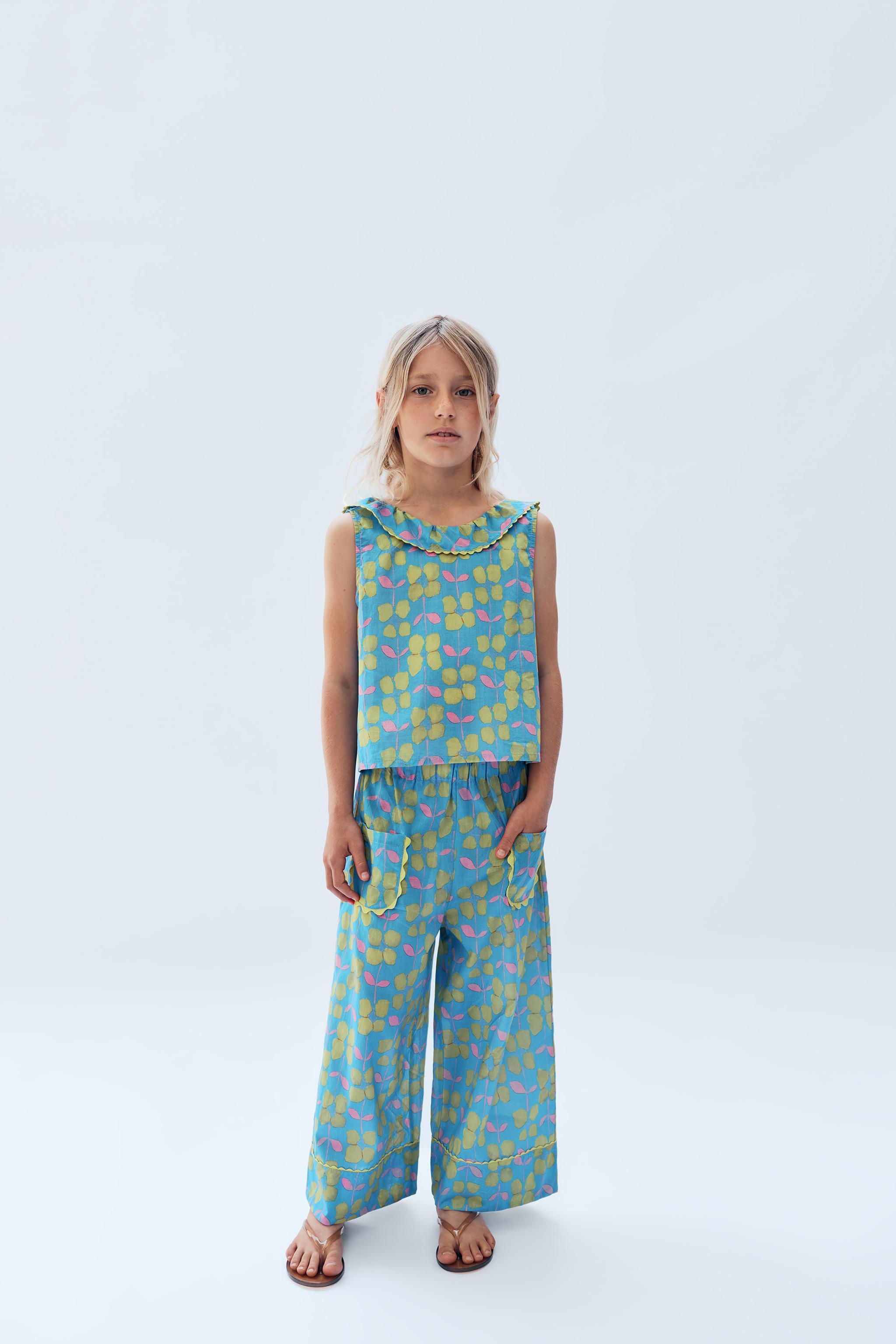 2-14 YEARS/ LIMITED EDITION FLORAL PRINT TOP